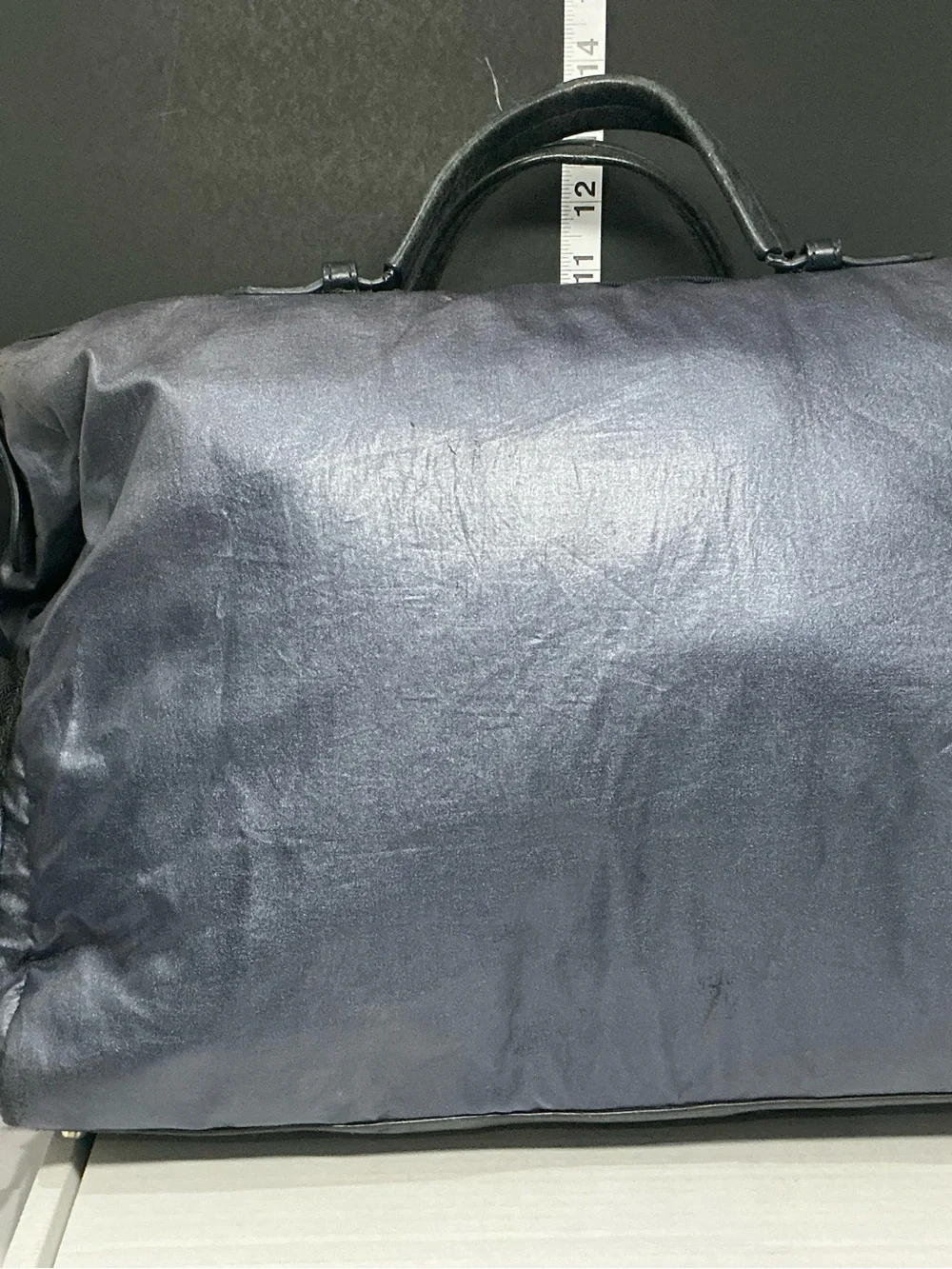 Juicy Couture Blue Duffel Bag with Gold Accents